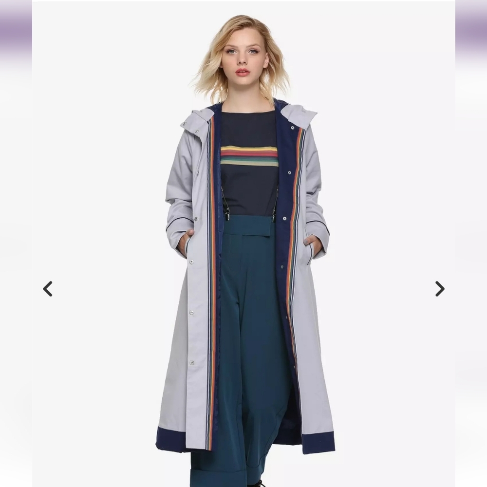 Dr. Who 13th Doctor Trench Coat Cosplay
